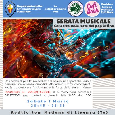 Evento Musicale 1 Marzo Post