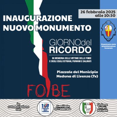 Inaugurazione monumento 26 febbraio