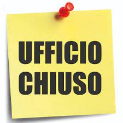 CARTELLO UFFICIO CHIUSO